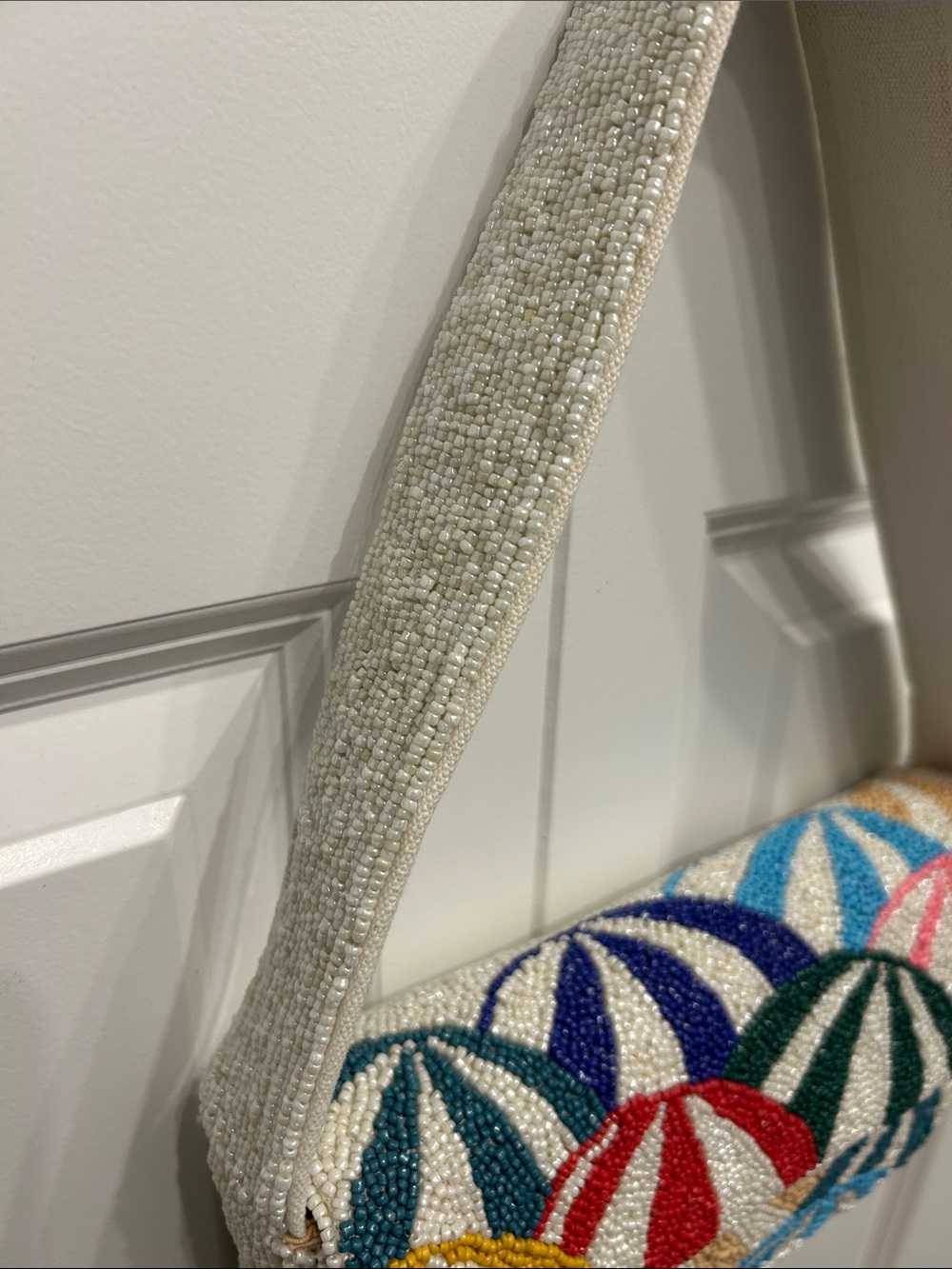 Sol And Mer Beaded Umbrella-Pattern Shoulder Bag - Picture 3 of 4